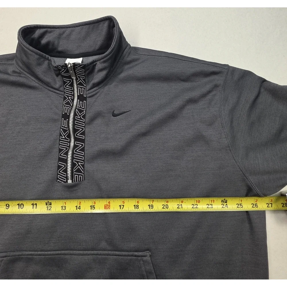 Nike 1/4 Zip Pullover Sweatshirt 1X XL Women's Gray Fleece Mock Neck LIMITED USE